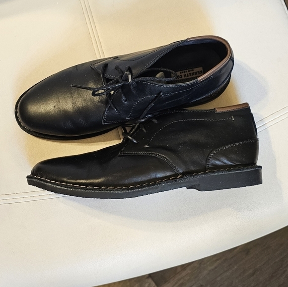 New Kenneth cole black Real Deal Boots leather booties 7 - Picture 5 of 12